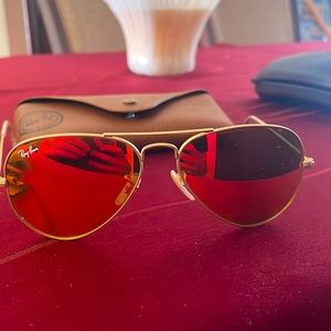 Ray-ban orange sunglasses